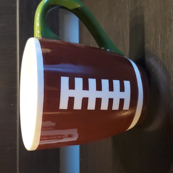 Hand Painted Ceramic Football Mug - Picture 2 of 6